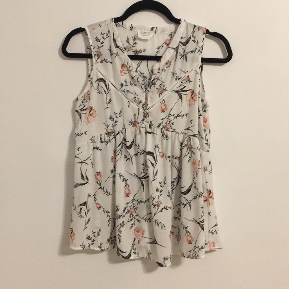 Sienna Sky Sleeveless Dress Blouse